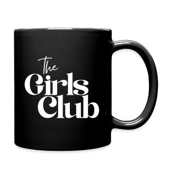 filles, soirée pyjama, girl power - Mug uni - noir - Droite
