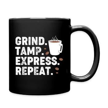 Barista Espresso Coffee Caféine - Mug uni - noir - Droite