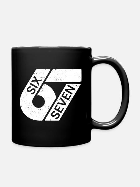 Six Seven Meme - Tasse einfarbig - Schwarz