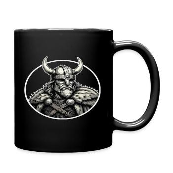 Légende viking viking marin Odin Raven Fighter - Mug uni - noir - Droite