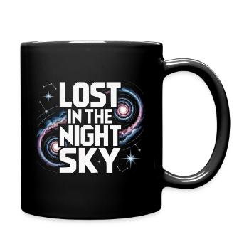 Astronomer Galaxy Outerspace Universe Astronomy - Full Colour Mug - black - Right