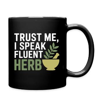 Certified Clinical Phytotherapy Specialist Gear  - Full Colour Mug - black - Right