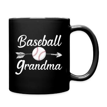 Grand-mère de baseball Fière fan de baseball Grand-mère - Mug uni - noir - Droite