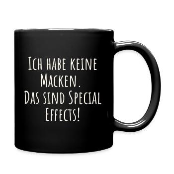 I don't have any quirks. These are special effects - Full Colour Mug - black - Right