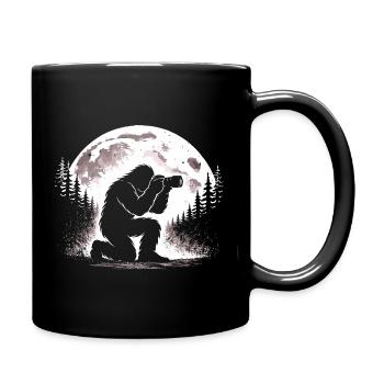 Bigfoot Photographer - Full Colour Mug - black - Right