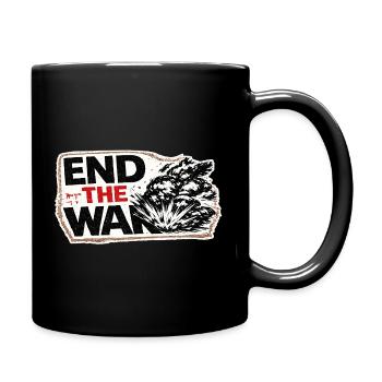 War No More – Sticker Peace & Humanity  - Mug uni - noir - Droite