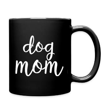Dog Mom Cute Paw Mothers Day Shirt - Full Colour Mug - black - Right