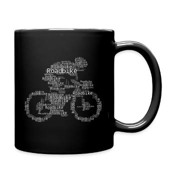 Gift idea for a road bike with road bike - Full Colour Mug - black - Right