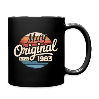 Legendary since May 1983 – Retro Vintage 1983 - Full Colour Mug - black - Right