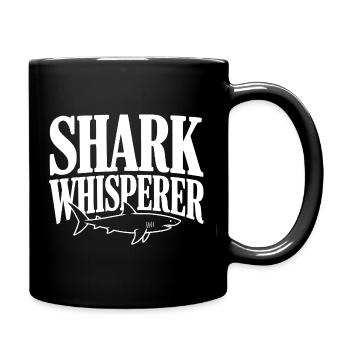 Shark Whisperer - Full Colour Mug - black - Right