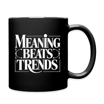 Logo Designer Meaning Beats Trends Visual Designer - Full Colour Mug - black - Right