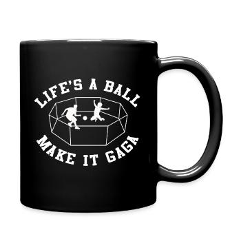 La vie est un boulon, fais-la bouffer - Mug uni - noir - Droite