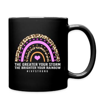 Ivf Retrieval Day Fertilization Test Tube - Full Colour Mug - black - Right