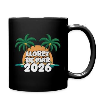 Lloret De Mar 2026 - Tasse einfarbig - Schwarz - Rechts