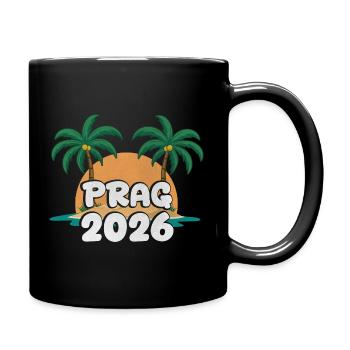 Prag 2026 - Tasse einfarbig - Schwarz - Rechts
