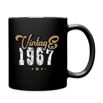 Millésime 1967 - Mug uni - noir - Droite