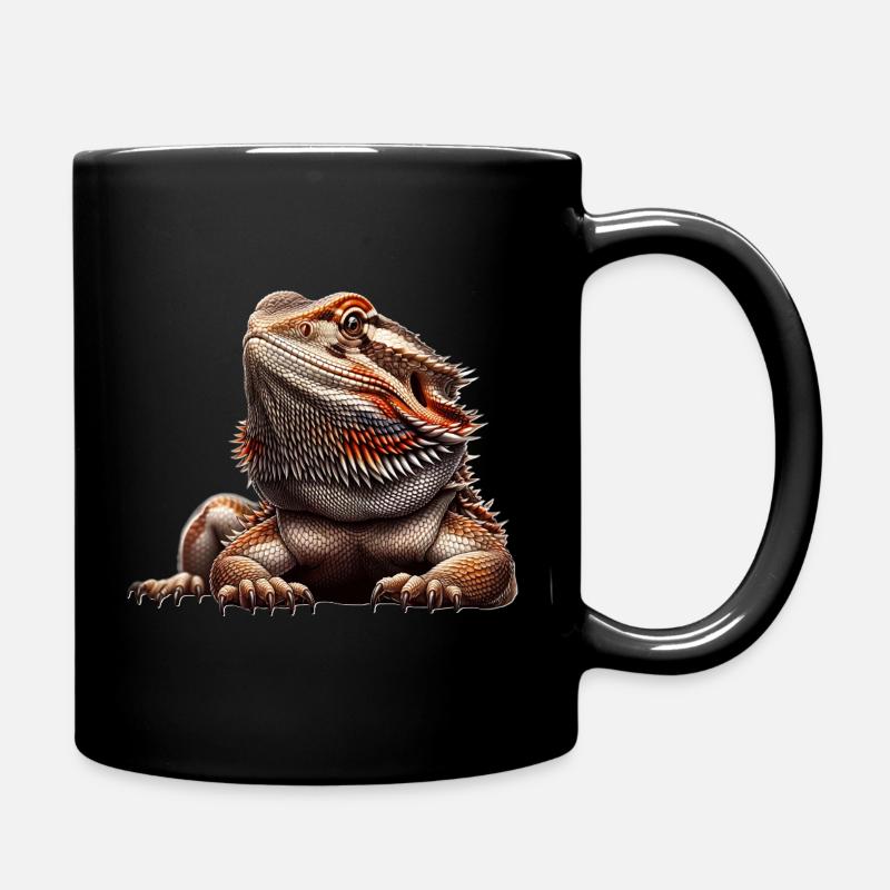 Bartagame - Tasse einfarbig - Schwarz