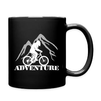 Adventure - Tasse einfarbig - Schwarz - Rechts