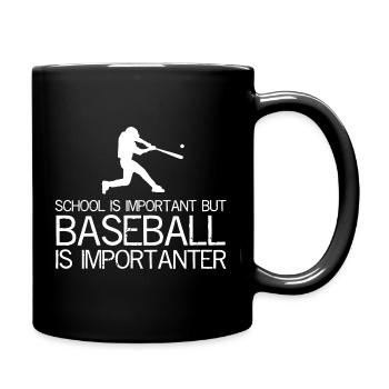 Devise du Tee de la Rivalité de Baseball - Mug uni - noir - Droite
