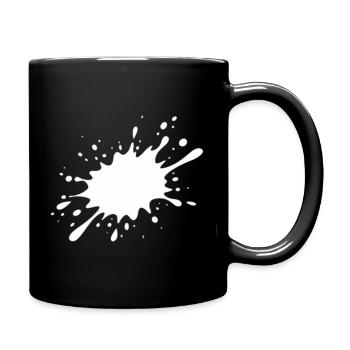 Ink Stain Explosion - Full Colour Mug - black - Right