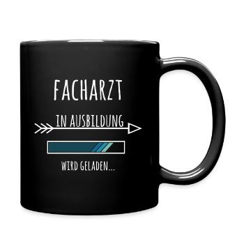 Facharzt Ausbildung Medizinstudium Arzt Medizin  - Tasse einfarbig - Schwarz - Rechts