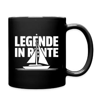 Legend retired - Full Colour Mug - black - Right