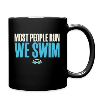 Compétition de natation Cadeau de l’équipe de natation des mères natation - Mug uni - noir - Droite