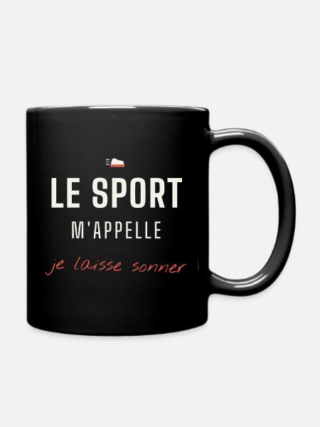 Le Sport M'appelle - Mug uni - noir