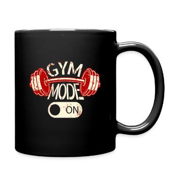 Mode salle sur la conception des entraînements - Mug uni - noir - Droite