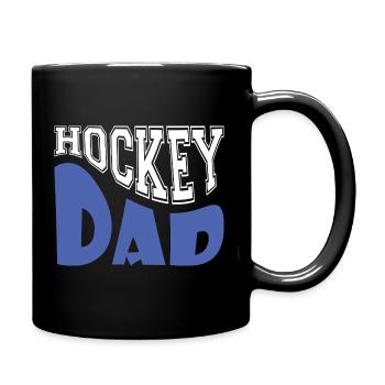 Cadeau de parent fier de Papa Hockey - Mug uni - noir - Droite