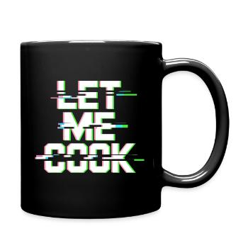 Let Me Cook Cooking Grilling Meme Grill Master Chef - Full Colour Mug - black - Right