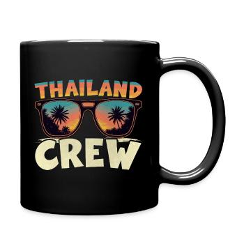 Thailand Crew - Tasse einfarbig - Schwarz - Rechts