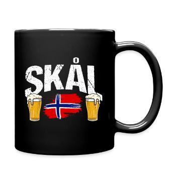 Norway Vacation Norge Fjords Travel Scandinavian - Full Colour Mug - black - Right