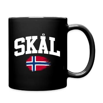 Norway Vacation Norge Fjords Travel Scandinavian - Tasse einfarbig - Schwarz - Rechts