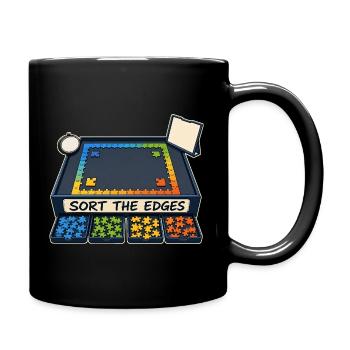 SORT THE EDGES - Tasse einfarbig - Schwarz - Rechts