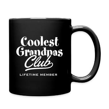 Coolest Grandpas Club - Tasse einfarbig - Schwarz - Rechts