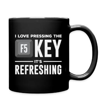 F5 Key Programmer - Full Colour Mug - black - Right