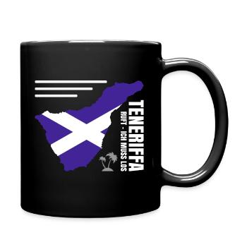 Expatrié de Tenerife - Mug uni - noir - Droite