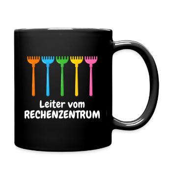 Rechenzentrum Gärtner Baumschule Hobbygärtner - Tasse einfarbig - Schwarz - Rechts