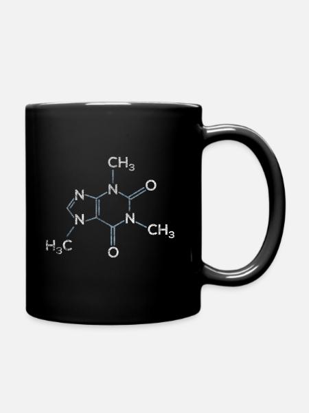 Cadeau de molécule de caféine - Mug uni - noir