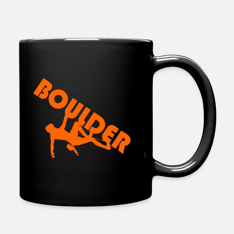bouldering - Full Colour Mug - black