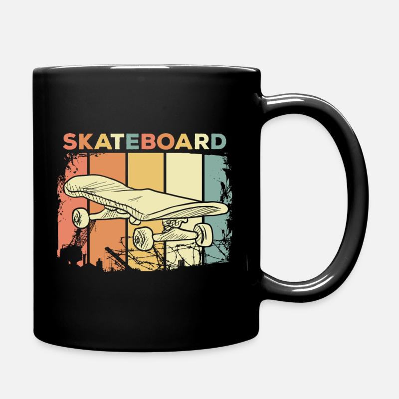 Skateboard - Mug uni - noir