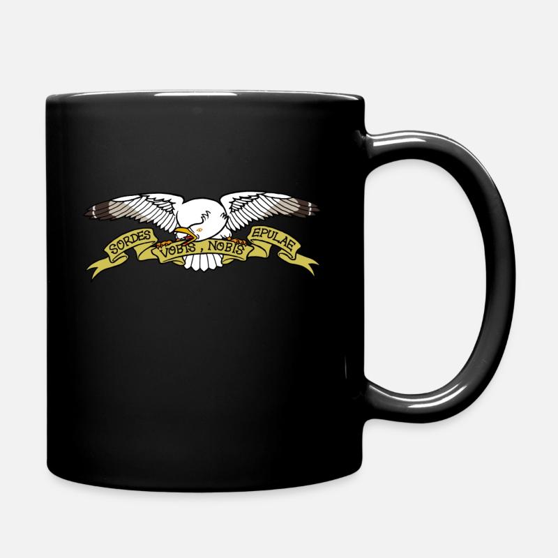 naughty gull - Full Colour Mug - black