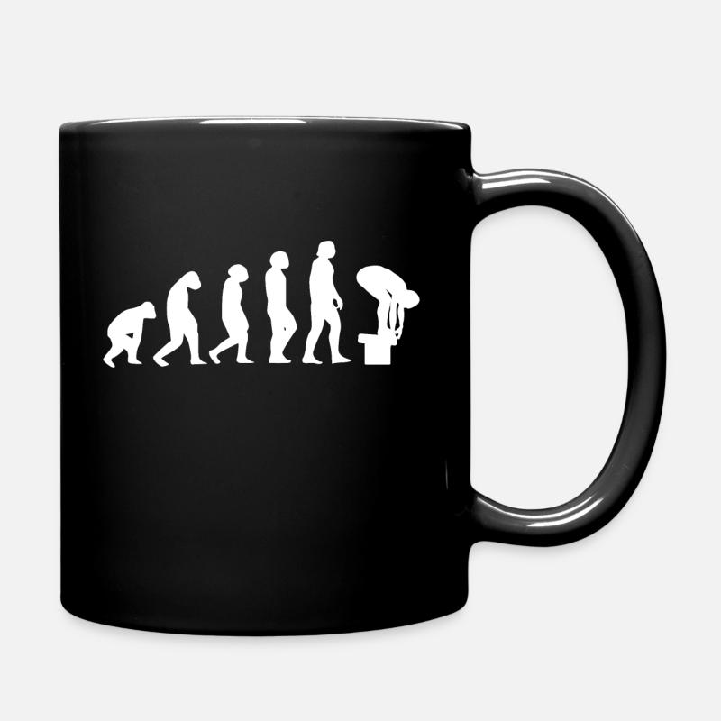 Schwimmer Evolution DLRG Sportschwimmen - Tasse einfarbig - Schwarz