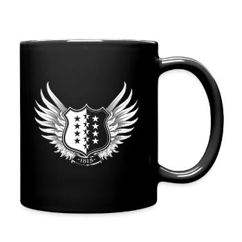 Valais coat of arms - Full Colour Mug - black - Right
