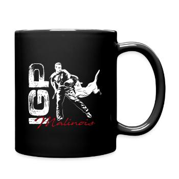 IGP Malinois - Tasse einfarbig - Schwarz - Rechts