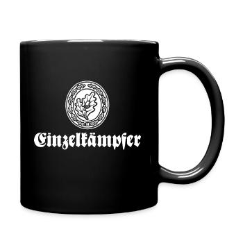 Combattant unique de chêne quitte l'armée soldat - Mug uni - noir - Droite