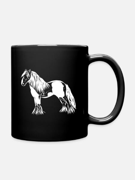 Horse - Full Colour Mug - black