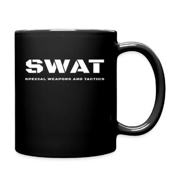 SWAT Armes spéciales et tactiques Texte du pochoir - Mug uni - noir - Droite