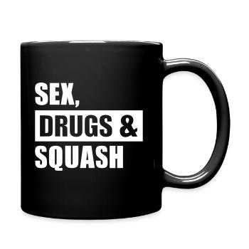 Squash - Tasse einfarbig - Schwarz - Rechts